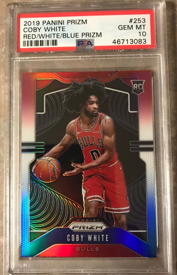 Coby White Prizm PSA 10