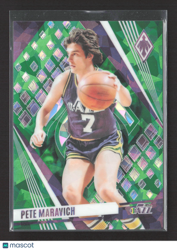 2024 Panini Phoenix Basketball Pete Maravich #45 Green 016/149