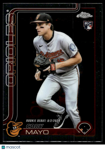 2025 Topps Chrome Update Coby Mayo #USC94 RC