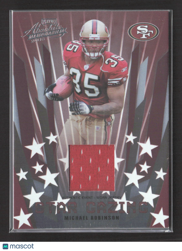 2006 Playoff Absolute Memorabilia Star Gazing Michael Robinson #SG-12 Authentic Event-Worn Jersey