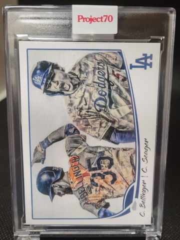 2021 Topps Project 70 Bellinger and Seager 