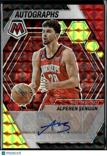 2023 Panini Mosaic Prizm Alperen Şengün #AM-SEN Red