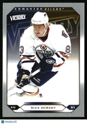 2005-06 Upper Deck Ales Hemsky #219 2005-06 Upper Deck Victory Update Edmonton Oilers