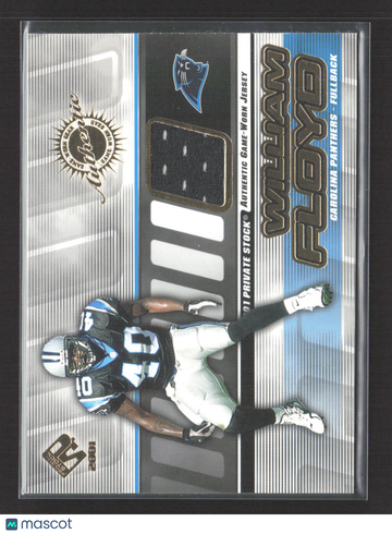 2001 Pacific Private Stock William Floyd #20 Authentic Game-Worn Jersey