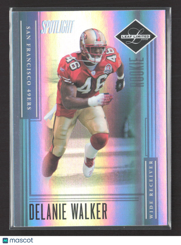 2006 Donruss Playoff Leaf Limited Spotlight Delanie Walker #179