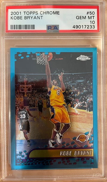 Kobe Bryant 2001 Topps Chrome #50 PSA 10 Mamba Gem Mint