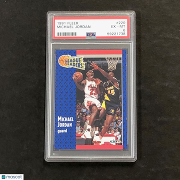 1991 Fleer Michael Jordan #220 PSA 6