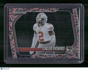 2025 Panini Prizm Black Football Caleb Downs #190 Snakeskin