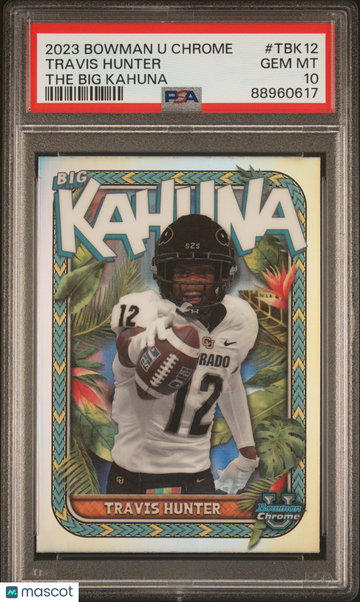 2023 Bowman University Chrome The Big Kahuna Travis Hunter #TBK12 PSA 10