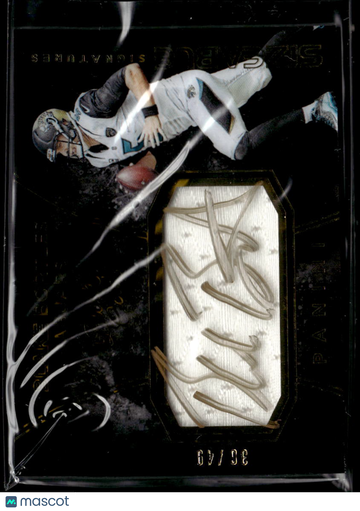 2017 Panini Black Gold Sizeable Signatures Blake Bortles #SS-BB /00 Jersey Patch Memorabilia