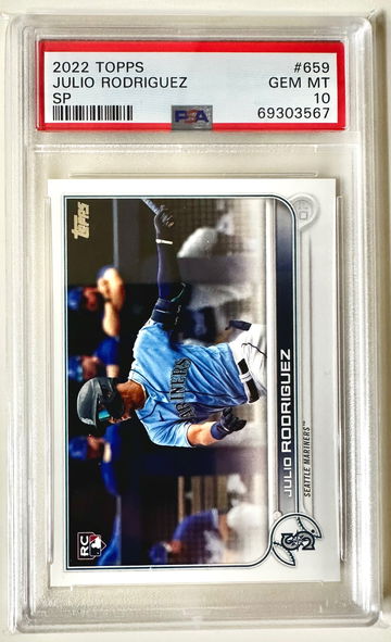 2022 Topps Julio Rodriguez SP RC - PSA 10