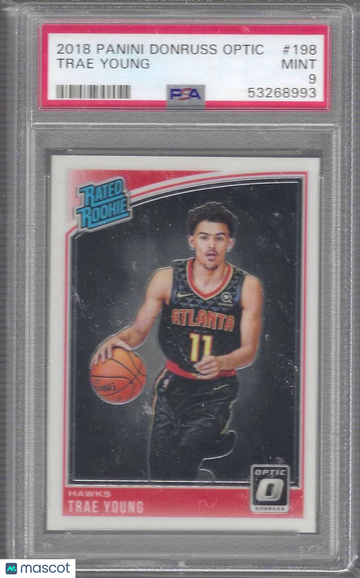 2018 Panini Donruss Optic Trae Young #198 PSA 9