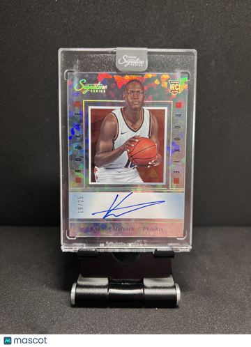 2025 SIGNATURE SERIES KHAMAN MALUACH ROOKIE AUTO CRACKED ICE /25 RC