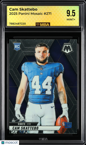 2025 Panini Mosaic Cam Skattebo #271 MBA 9.5
