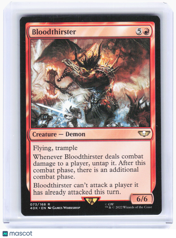 Warhammer 40,000 Bloodthirster Non-Foil Rare #73