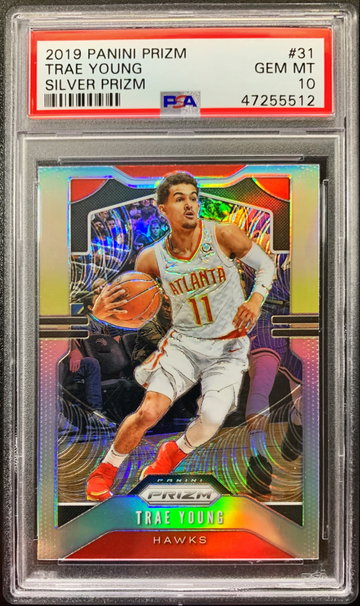 2019 Prizm Silver Trae Young PSA 10