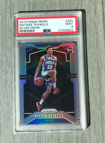2019 Matisse Thybulle silver prizm psa 9