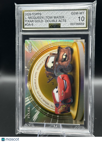 2025 Topps Chrome Disney 100 Pixar Gold Double Acts Double Acts #DA-5 10