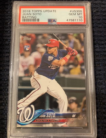 2018 Topps Update Juan Soto PSA 10 #US300
