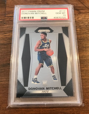 PSA 10 Donovan Mitchell 2017 Prizm #117
