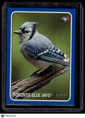 2024 Topps Heritage Toronto Blue Jays #75Z-5 1975 Topps Zoo's Who Stick-Ons Blue