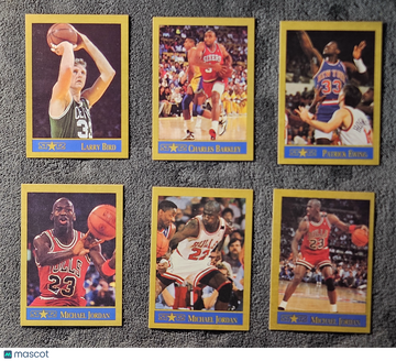 1991 Statz Michael Jordan Patrick Ewing Larry Bird Charles Barkley