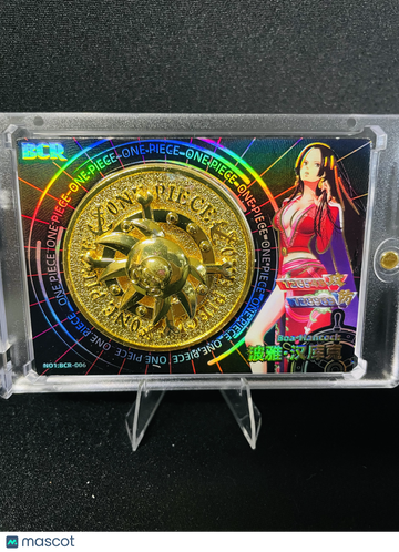 ONE PIECE Boa Hancock Holo Chinese Metal Coin Insert