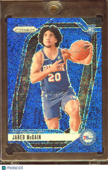 2024 Panini Prizm Jared McCain #222 Blue Shimmer /144 RC
