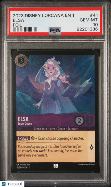 2023 Disney Lorcana EN 1-The First Chapter Elsa Foil PSA 10 #41