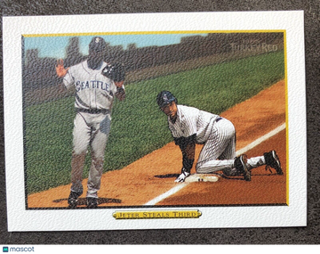 Derek Jeter 2006 Topps Turkey Red #580 "Jeter Steals Third" New York Yankees ⚾