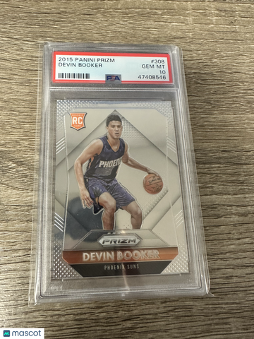 2015 Panini Prizm Devin Booker #308 PSA 10