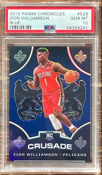 Zion Williamson Chronicles Crusade Blue /99