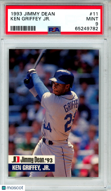 1993 Jimmy Dean Ken Griffey JR. #11 PSA 9 Seattle Mariners