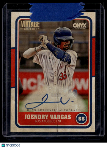 2025 Onyx Vintage Joendry Vargas #VAJOVA Autographs AU