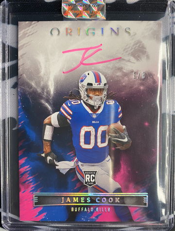 James Cook PINK Auto First Print /8