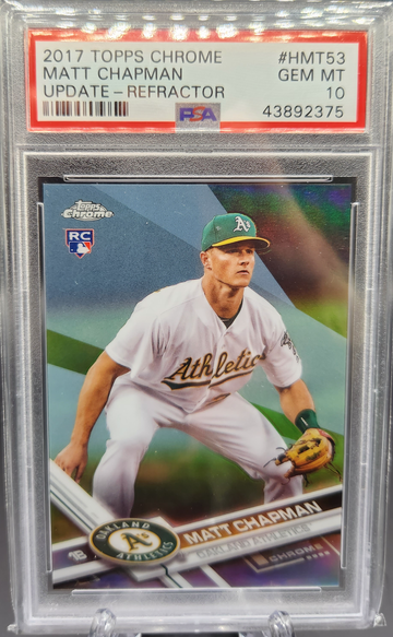Matt Chapman 2017 Refractor RC #/250 PSA 10