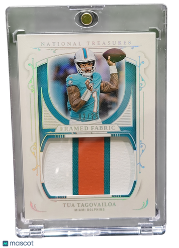 2026 Panini National Treasures Football Framed Fabric Tua Tagovailoa #FF-TTA /25 Framed Fabric Memorabilia