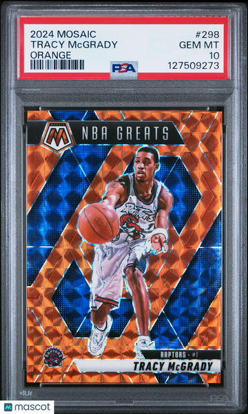 2024 Panini Mosaic Tracy Mcgrady #298 Orange PSA 10