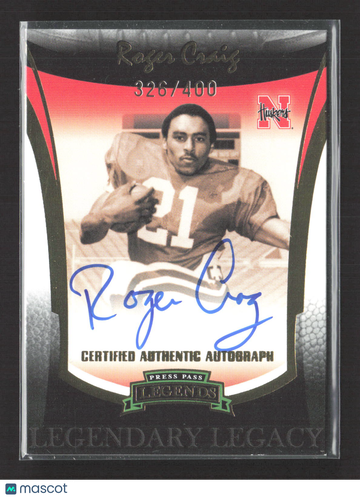 2006 Press Pass Legends Legendary Legacy Roger Craig /400