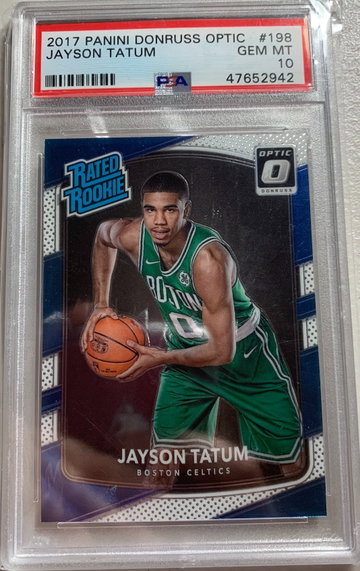 2017 Optic Jayson Tatum RC PSA 10