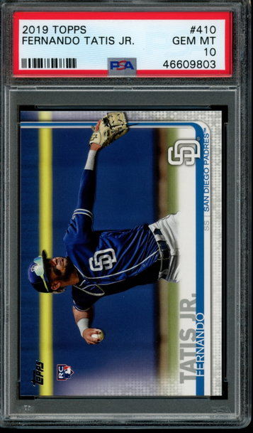 2019 Topps #410 Fernando Tatis Jr. Series 2 PSA 10 GEM MINT 