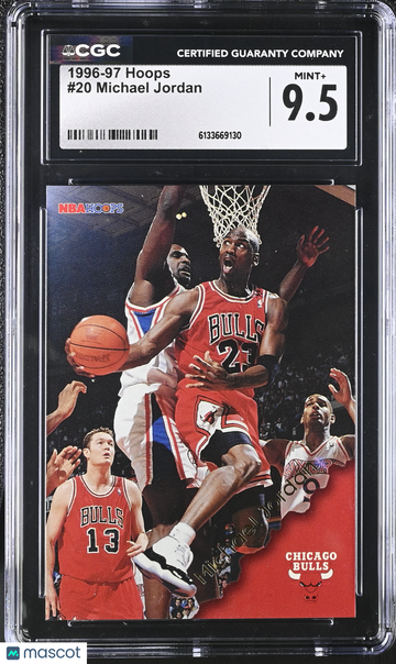 1996-97 Hoops Michael Jordan #20 CGC 9.5