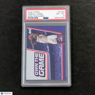 2006 Topps Own The Game LeBron James #OTG3 Own The Game PSA 8