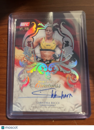 2025 Topps Royalty Gold Pursuit of Greatness Tabatha Ricci #Unspecified Red Autograph Topps