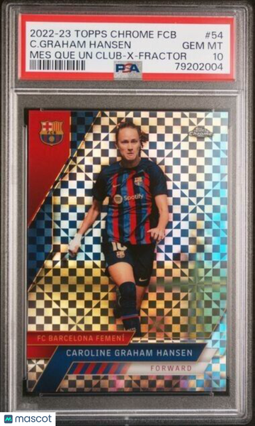 2022 Topps Chrome FC Barcelona #54 PSA 10