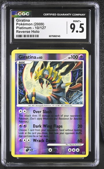 2009 Pokémon Platinum Giratina #10/127 Reverse Holo CGC 9.5