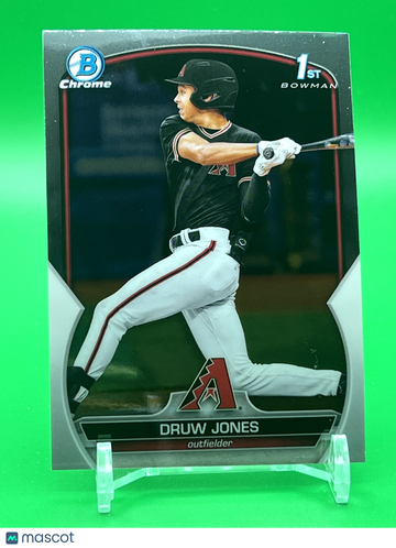 2023 Bowman Druw Jones #BCP-25 Chrome 1st Bowman