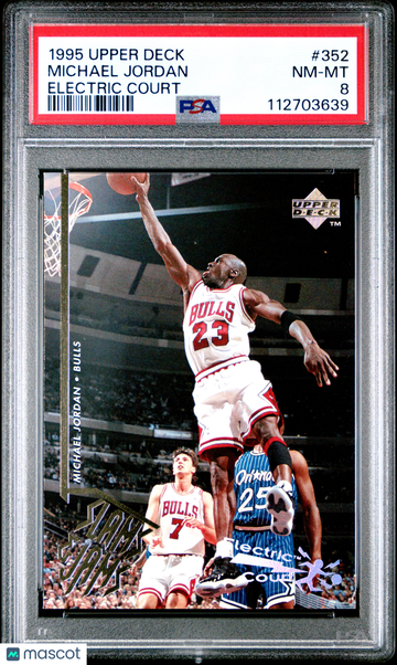 1995 Upper Deck Michael Jordan #352 Electric Court PSA 8