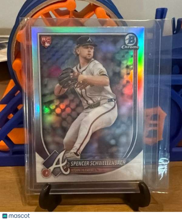 2025 Bowman - Bowman Chrome Red Rookie Logo Spencer Schwellenbach #78