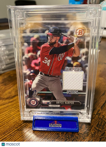 2022 Jersey Fusion Bryce Harper Patch Game Used Swatch